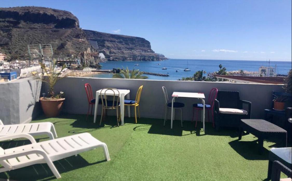 Pension Playa Puerto De Mogan Exterior photo